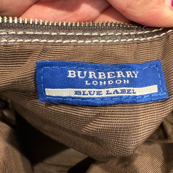 Burberry Plaid Shoulder Bag - Brown and Black - Picture 11 of 13